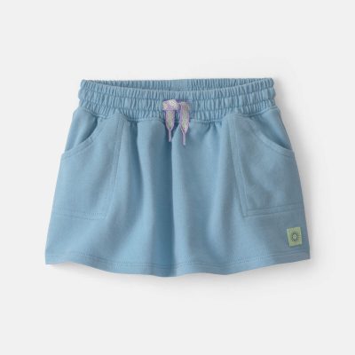 Baby Girl French Terry Skort - Blue