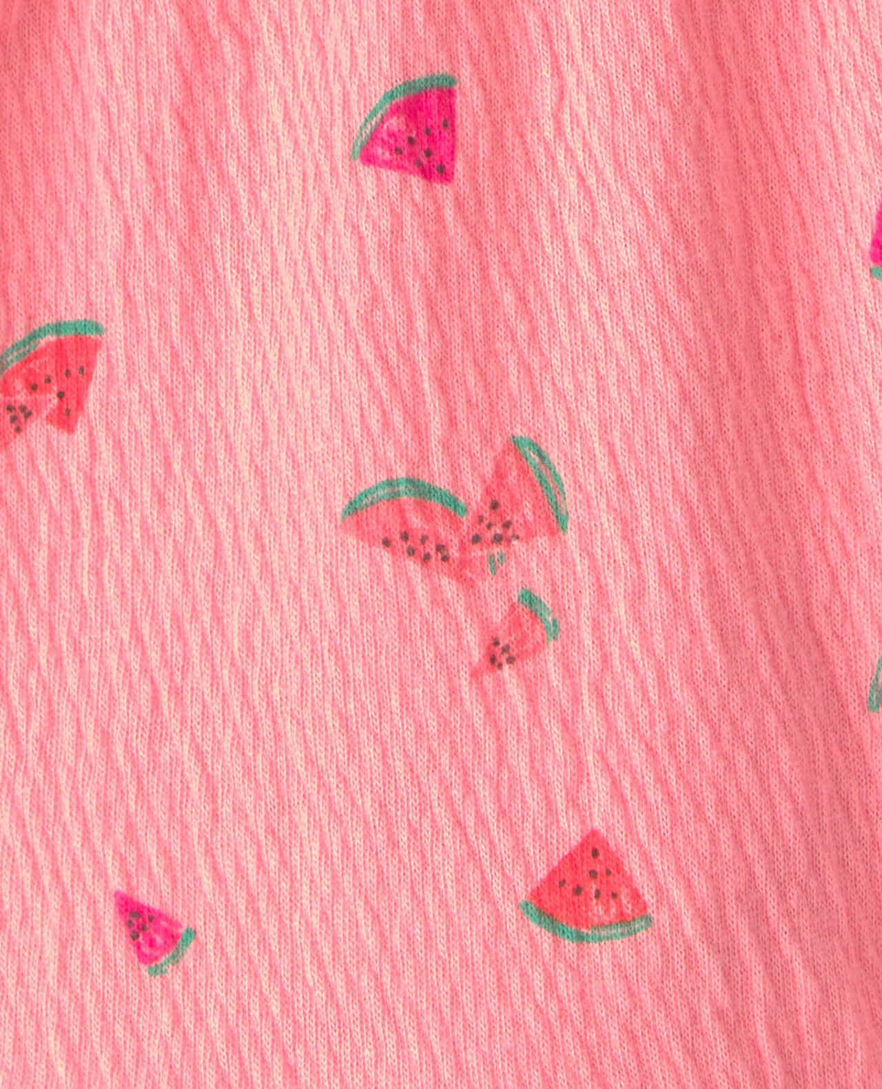 Baby Girl Ruffle-Trim Watermelon Shorts - Pink - Image 4