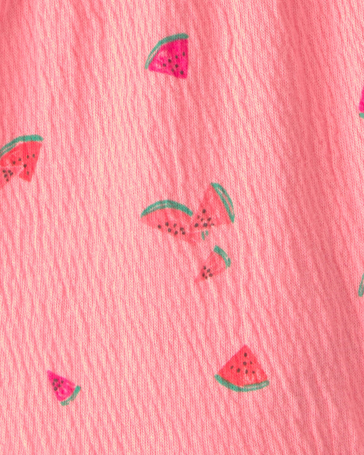 Baby Girl Ruffle-Trim Watermelon Shorts - Pink - Image 3