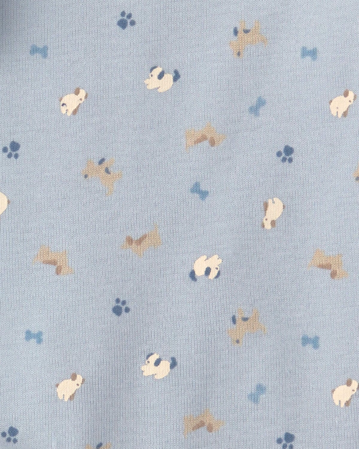 Baby Boy 2-Pack Dog Short-Sleeve Rompers - Blue - Image 4