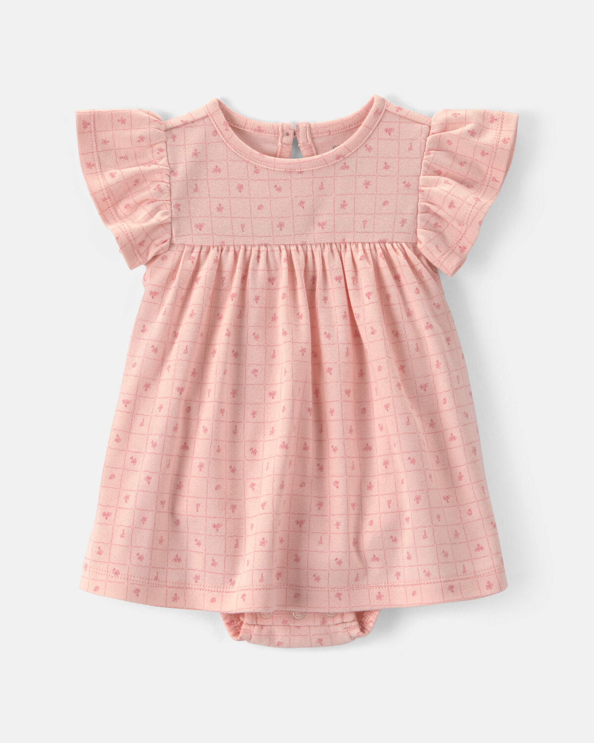 Baby Girl 2-Piece Floral Cardigan Dress Set - Pink - Image 2