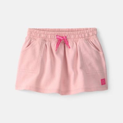 Baby Girl French Terry Skort - Pink