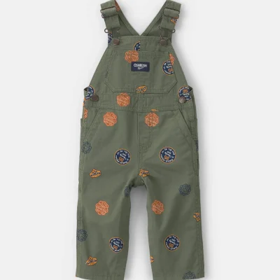 Baby Patch Logo Overalls - Green