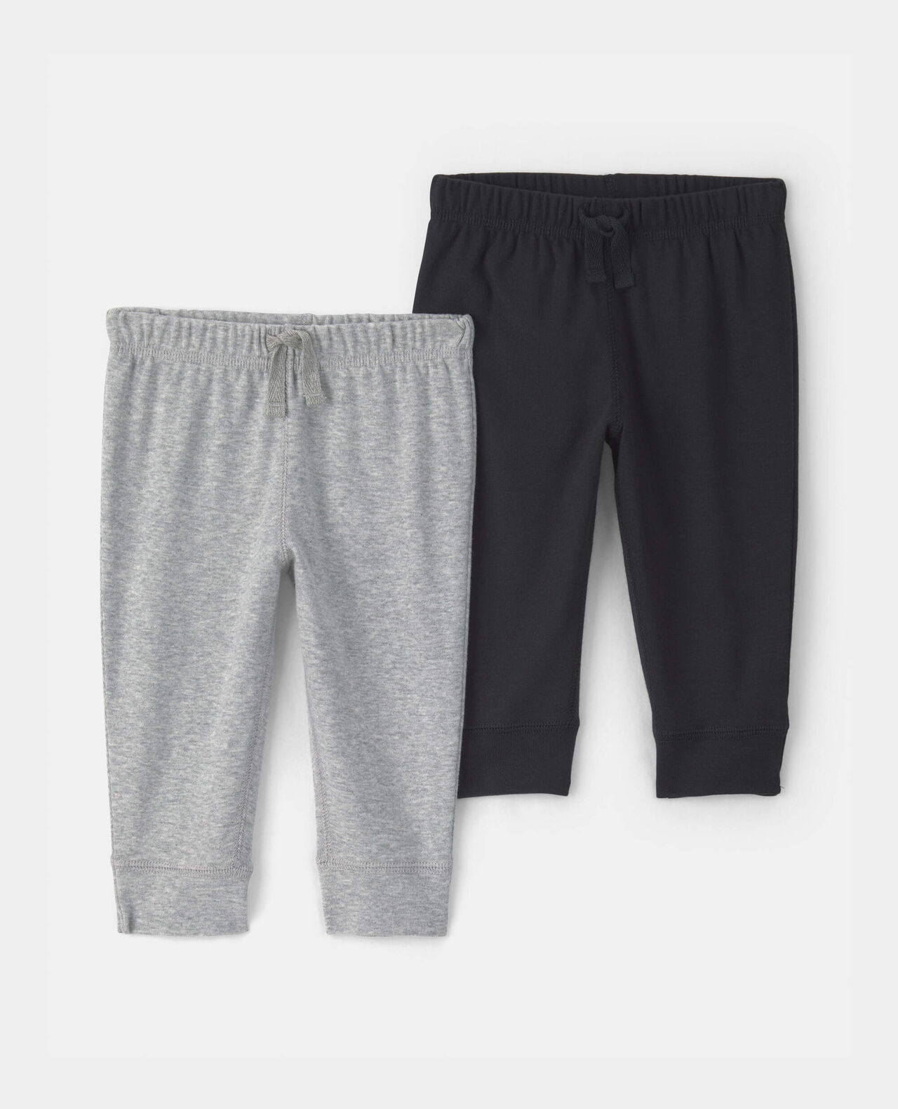Baby 2-Pack Pants - Ivory/Grey - Image 6