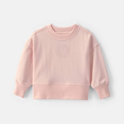 Baby Girl OshKosh Logo French Terry Pullover Sweatshirt - Pink