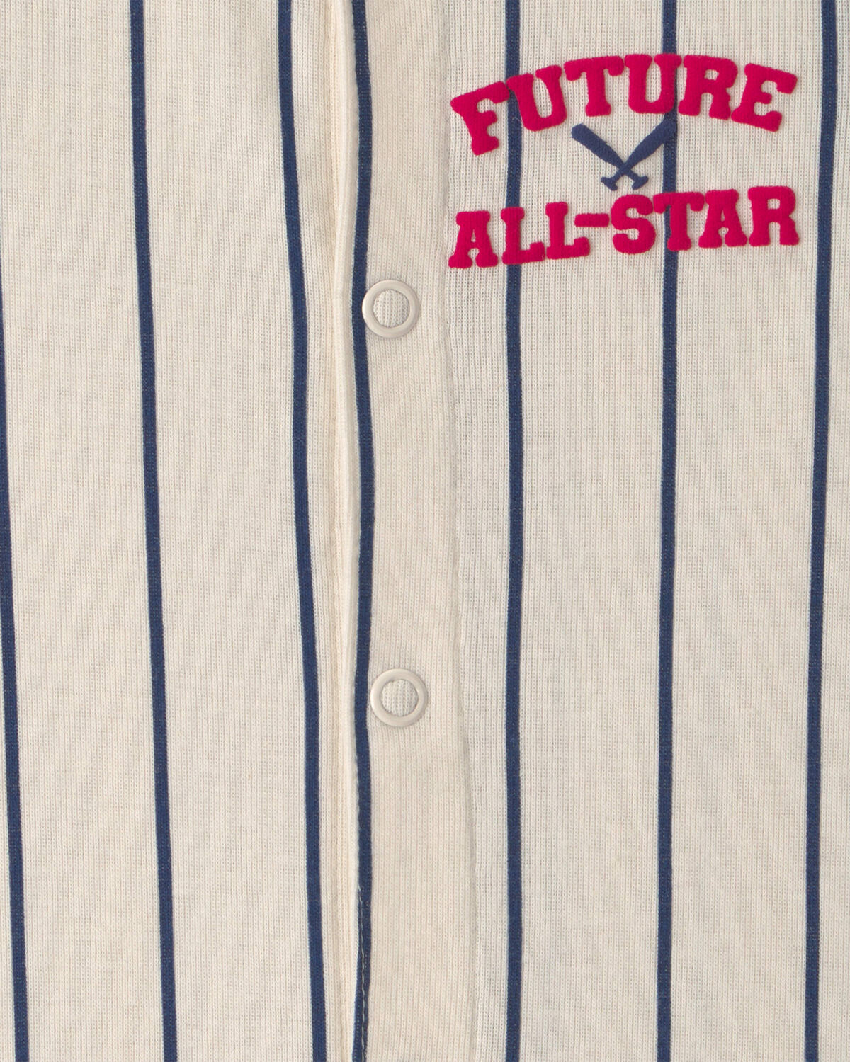 Baby Boy 'Future All-Star' Baseball Romper - Image 3