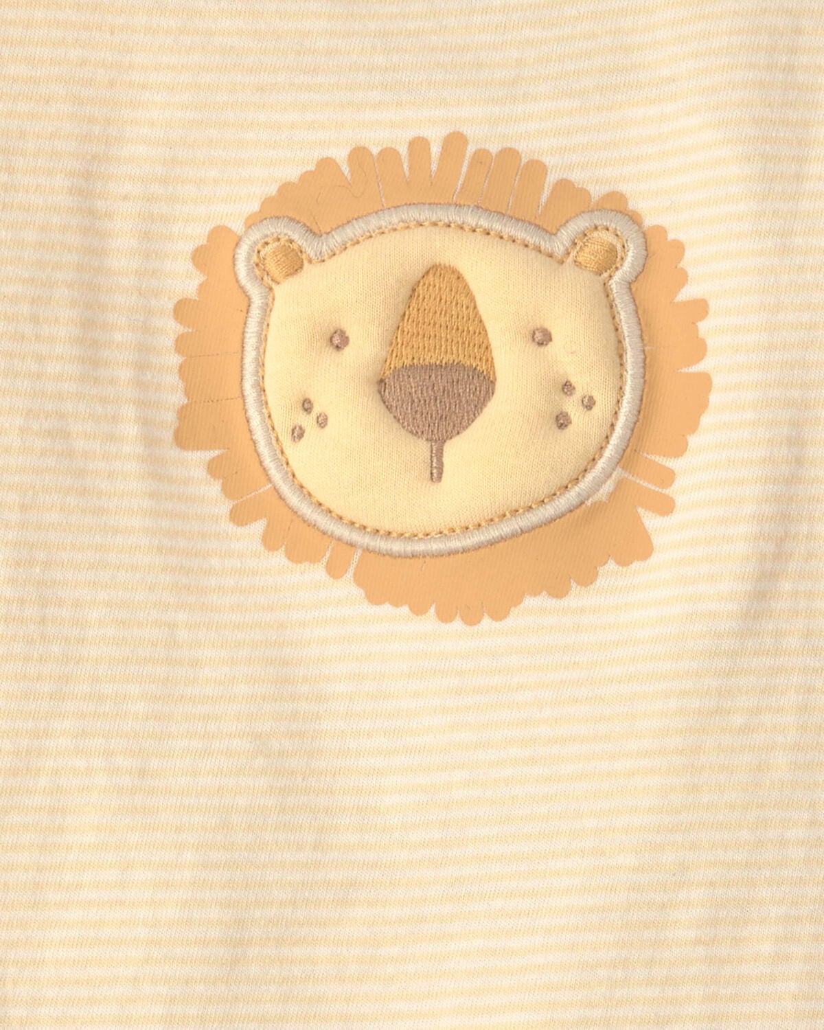 Baby Boy 3-Piece Lion Top & Pant Set - Brown - Image 4