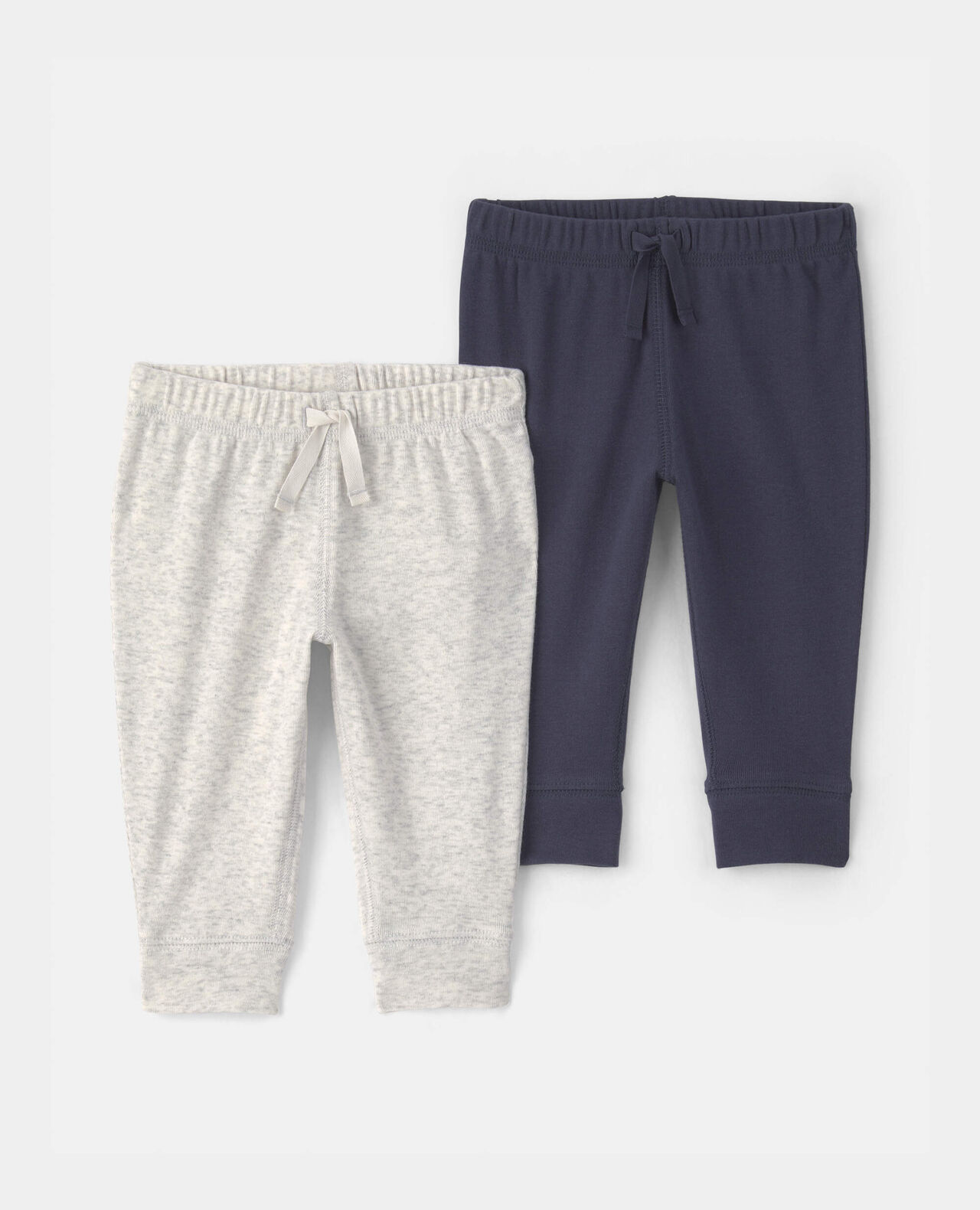 Baby 2-Pack Pull-On Pants - Navy/Grey - Image 5