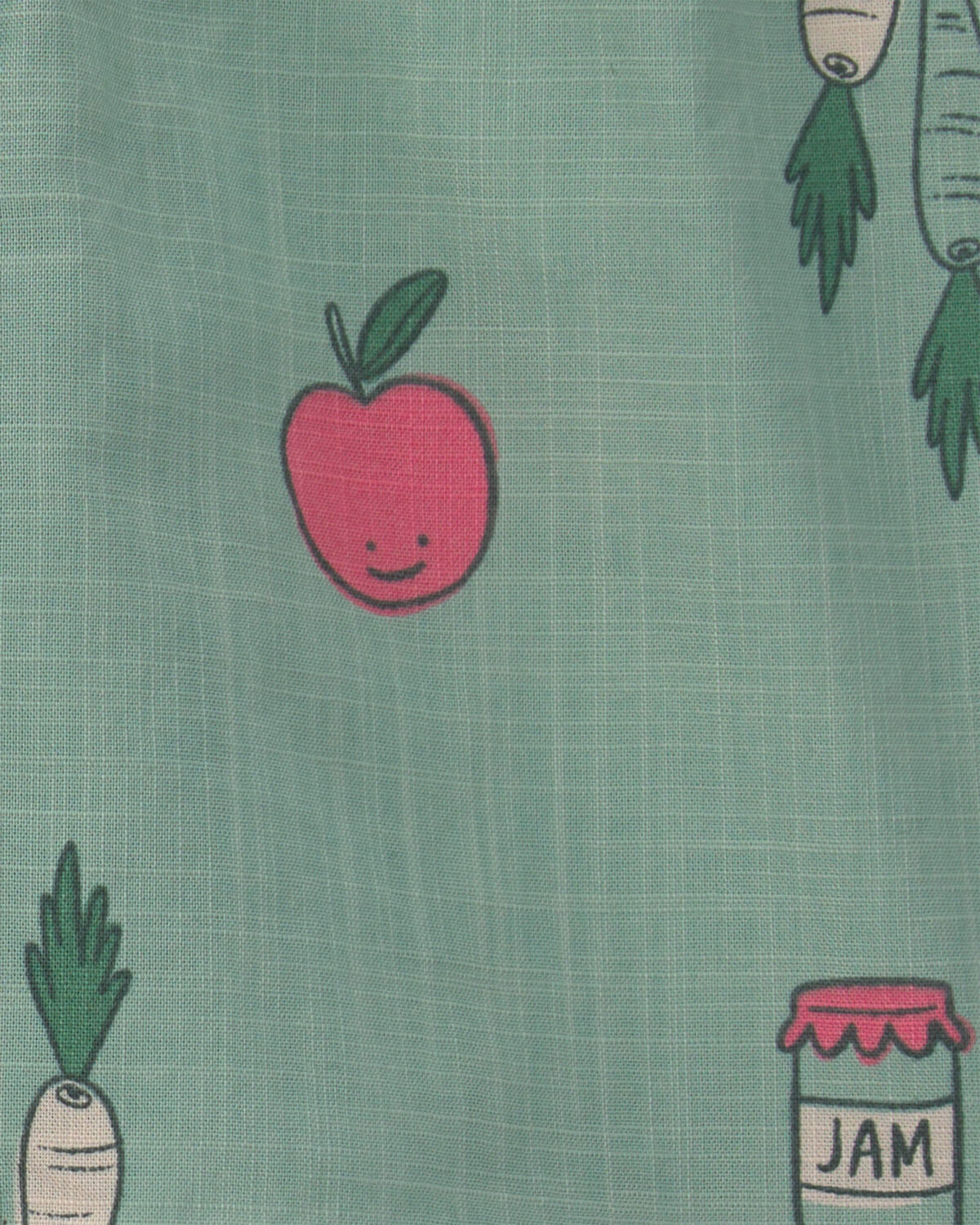 Baby Boy Veggie Fruit Shorts - Green - Image 3