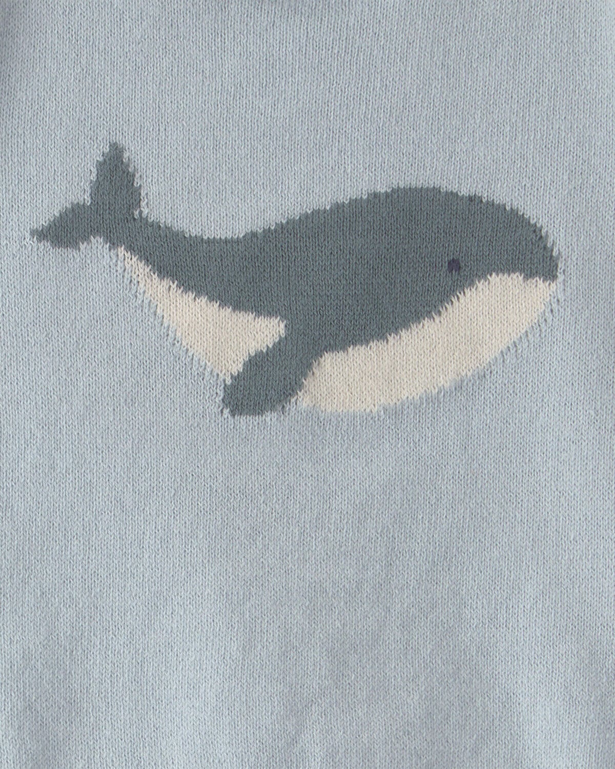 Baby 2-Piece Whale Short-Sleeve Sweater Top & Short Set - Blue - Image 4