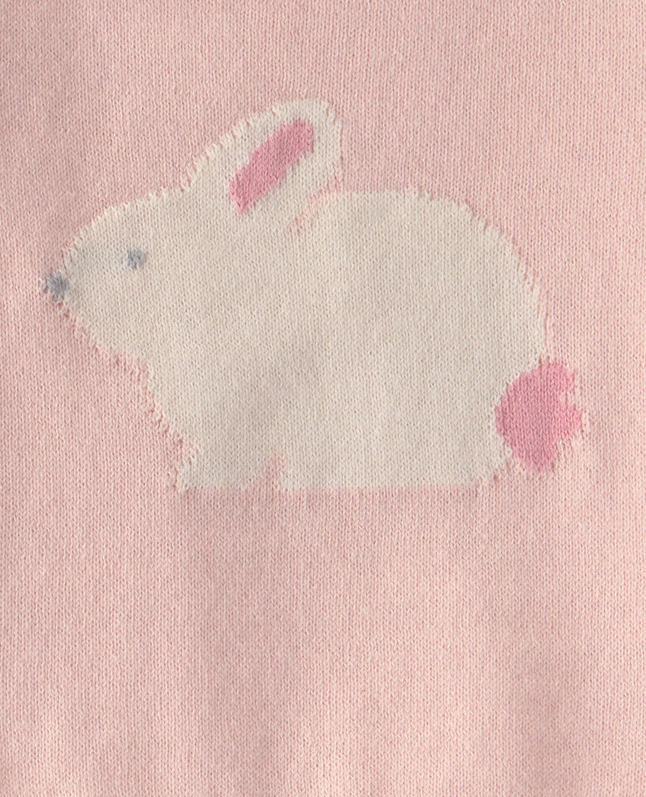 Baby Girl 2-Piece Bunny Short-Sleeve Sweater Top & Short Set - Pink - Image 3