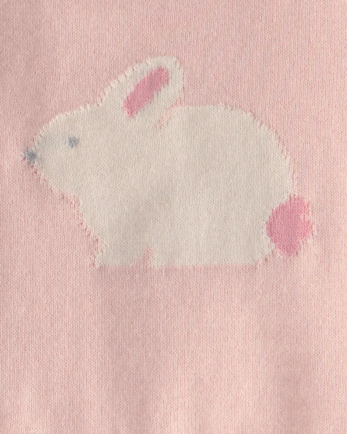 Baby Girl 2-Piece Bunny Short-Sleeve Sweater Top & Short Set - Pink - Image 2