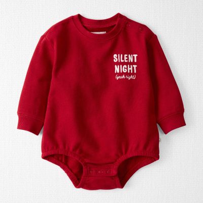 Baby Organic Cotton 'Silent Night' French Terry Bubble