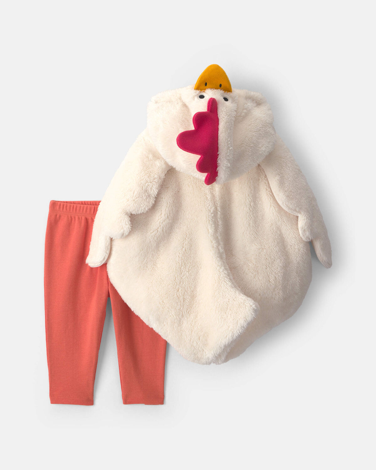 Baby 2-Piece Chicken Halloween Long-Sleeve Costume - Cream - Image 2