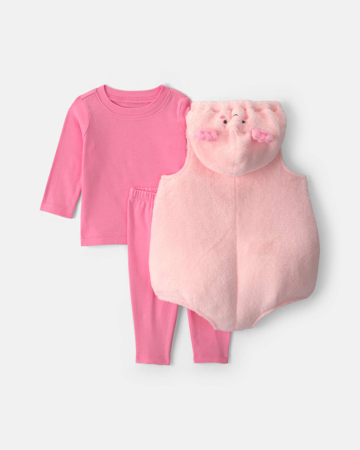 Baby Girl 3-Piece Axolotl Halloween Costume - Pink - Image 2
