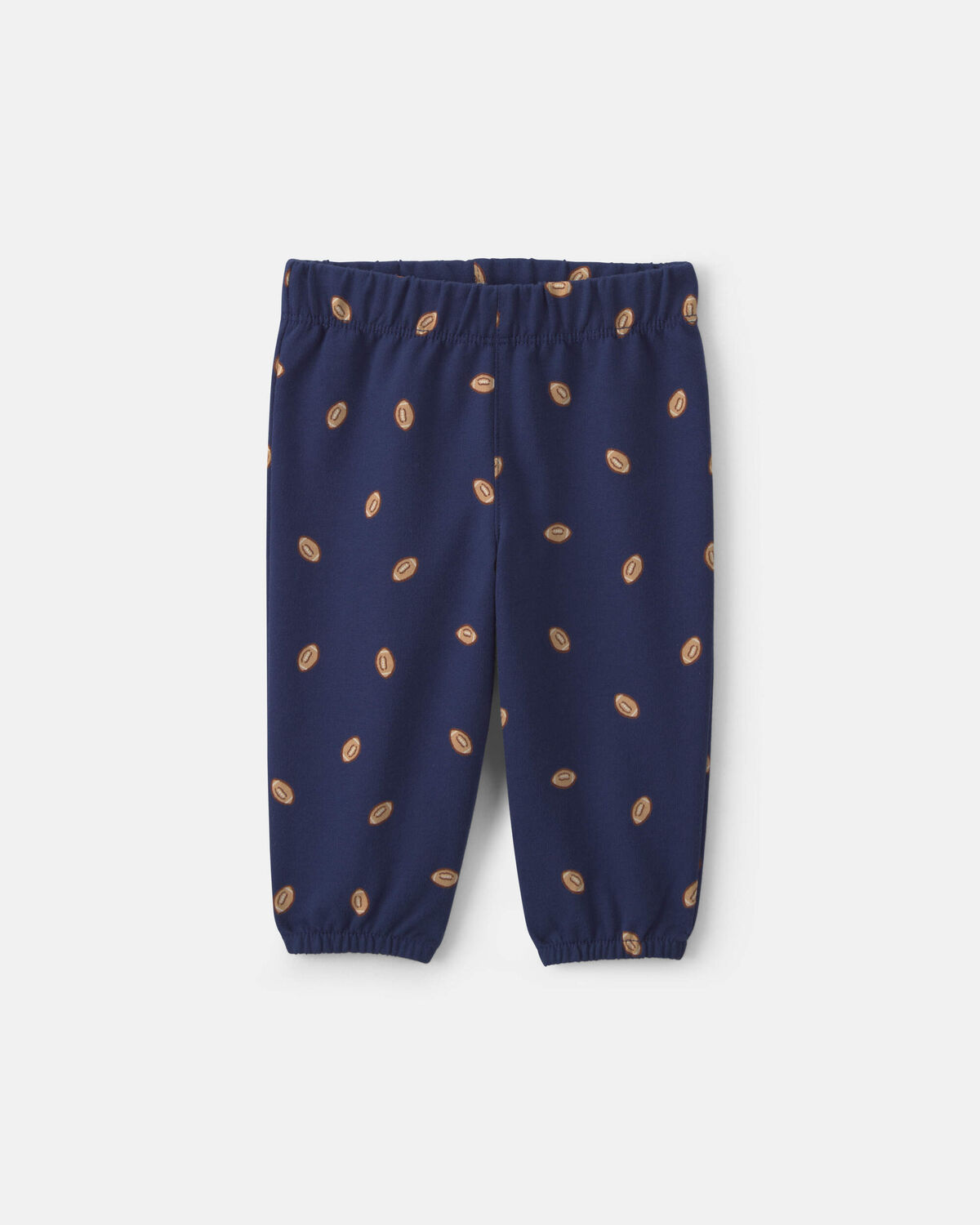 Baby Boy 2-Piece Football French Terry Pullover & Pant Set - Navy Blue - Image 2