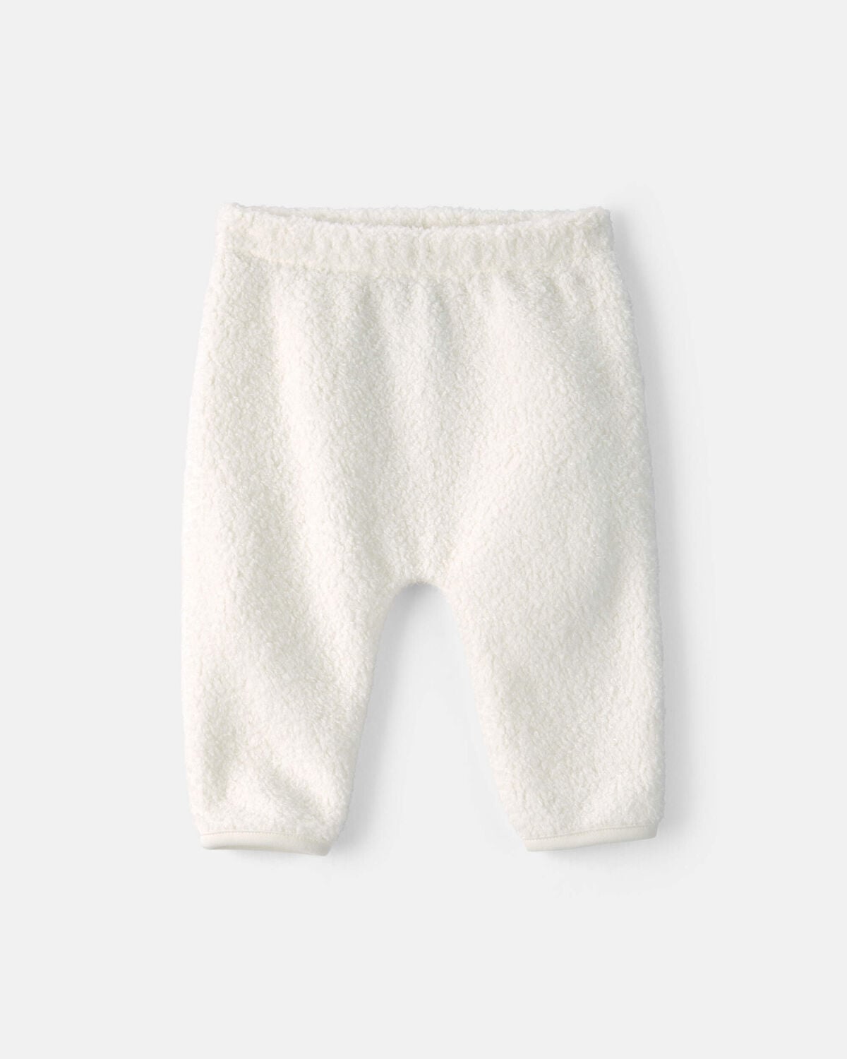 Baby 2-Piece Bear Fleece Long-Sleeve Top & Pant Set - Cream - Image 2