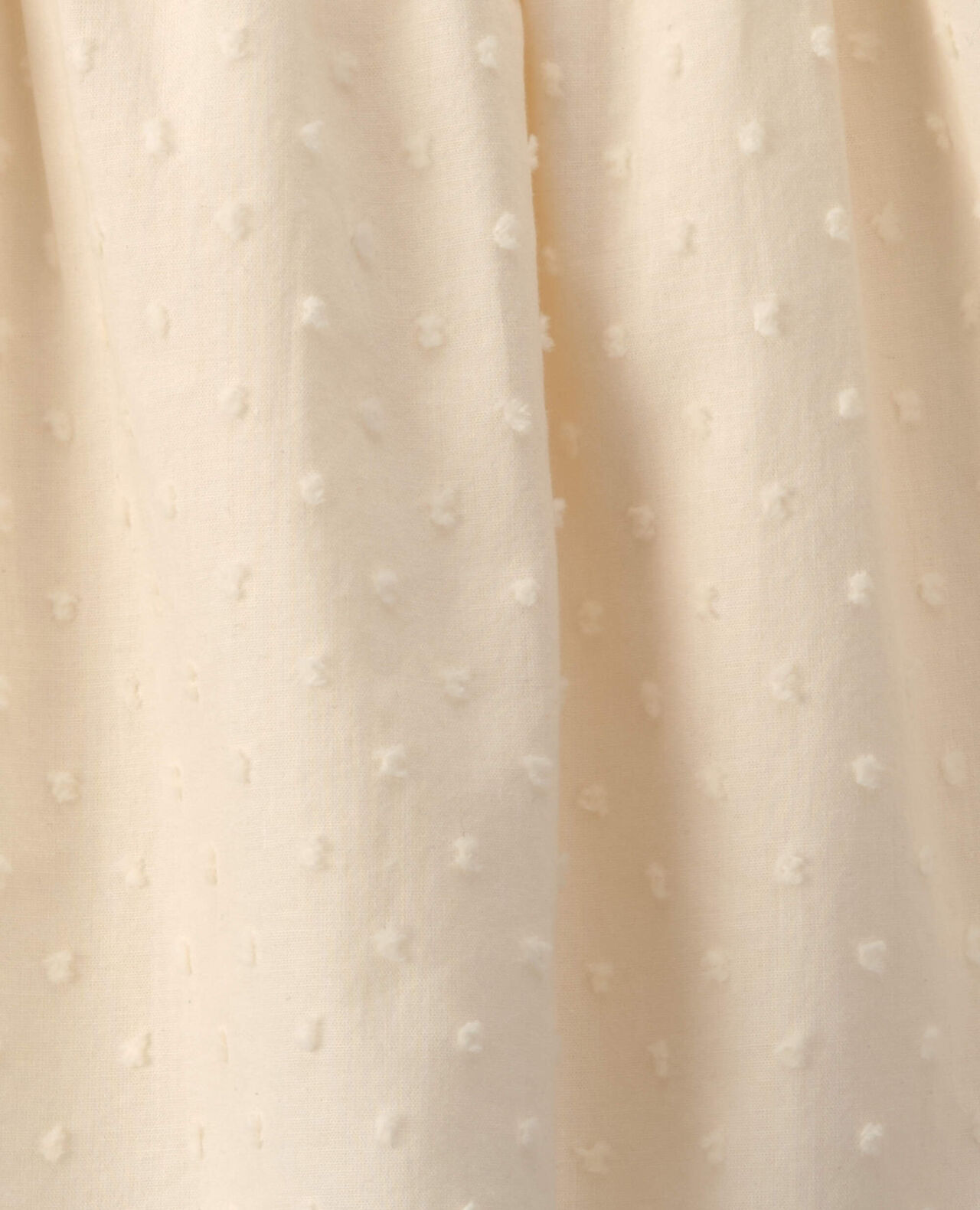 Baby Girl Swiss Dot Short-Sleeve Dress - Cream - Image 6