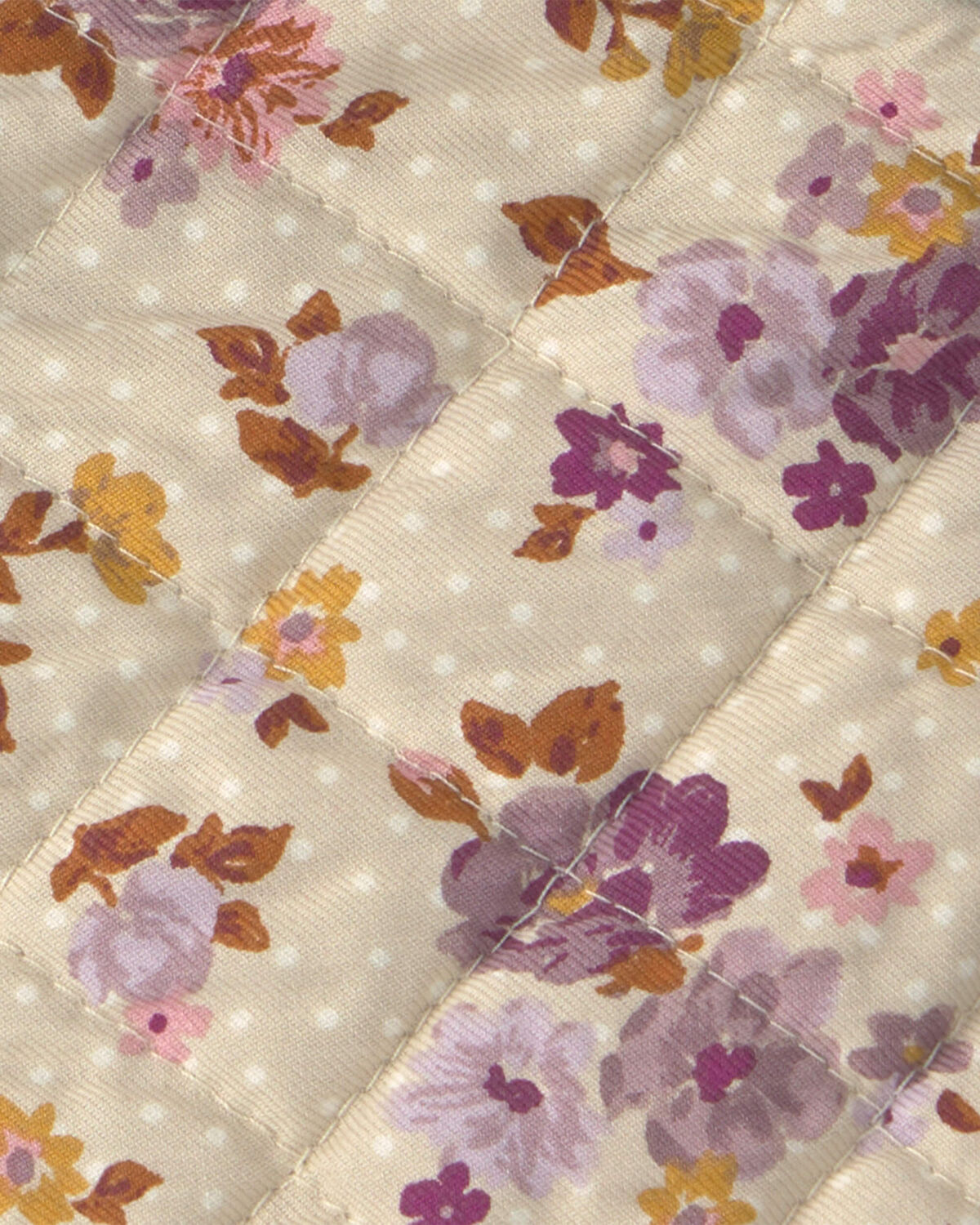 Baby Girl Floral Vest - Cream - Image 2