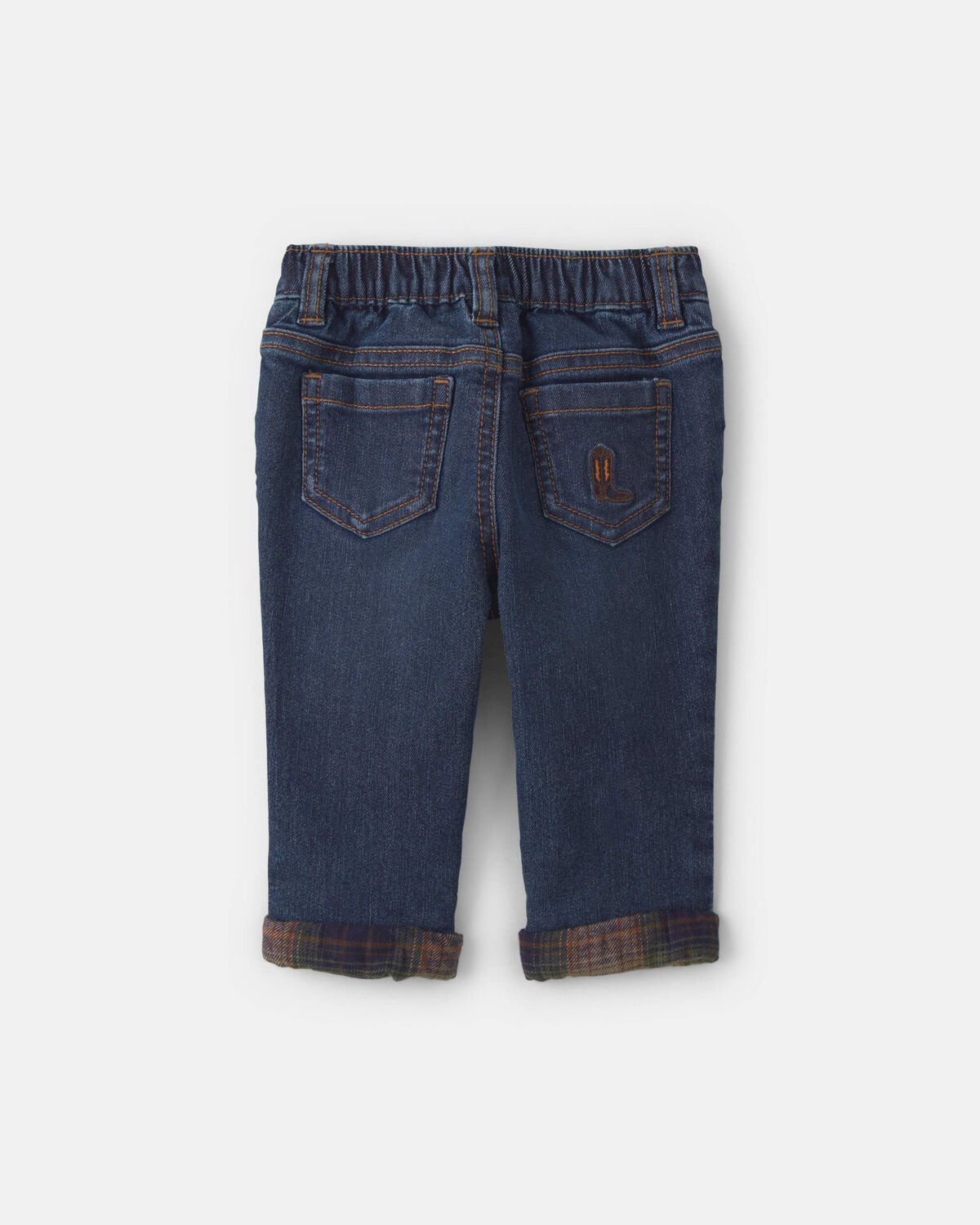Baby Boy Denim Jeans - Dark Wash - Image 2