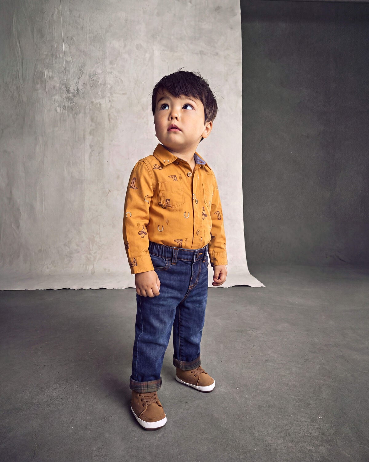 Baby Boy Denim Jeans - Dark Wash - Image 4