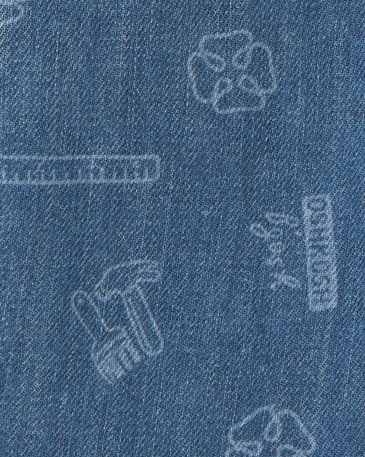 Baby Logo Denim Overalls - Light Wash - Image 3