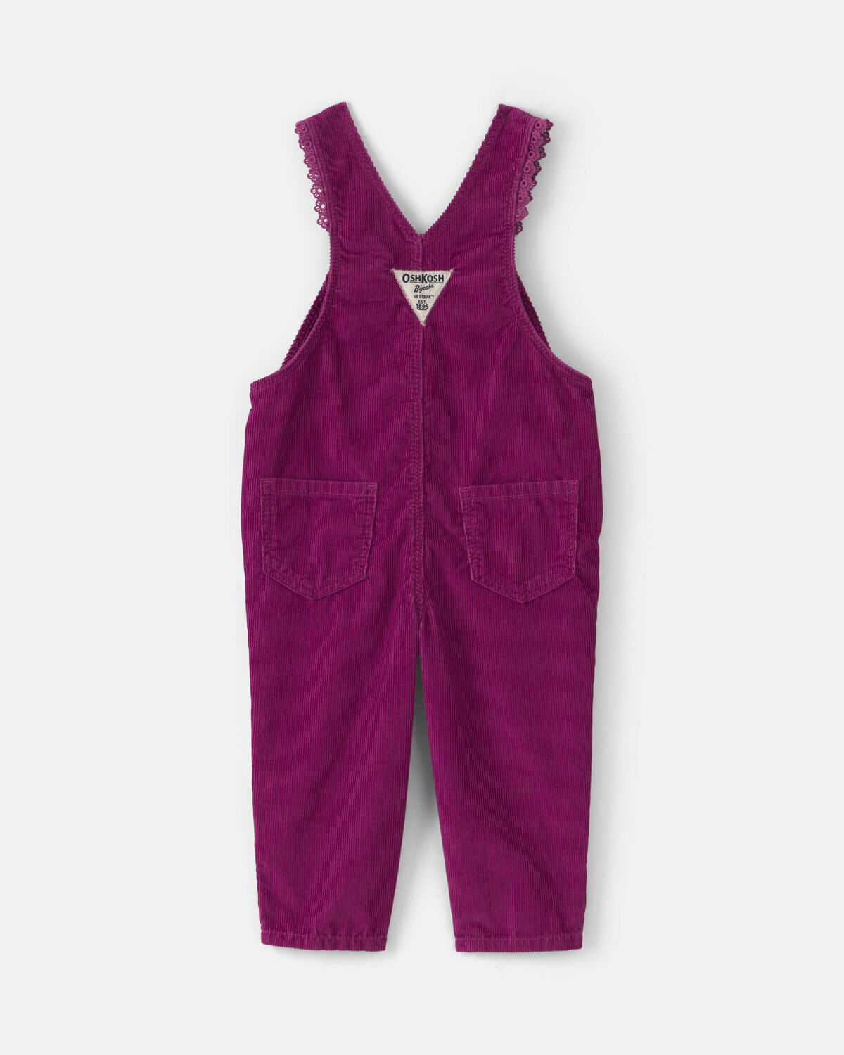 Baby Girl Corduroy Overalls - Purple - Image 6