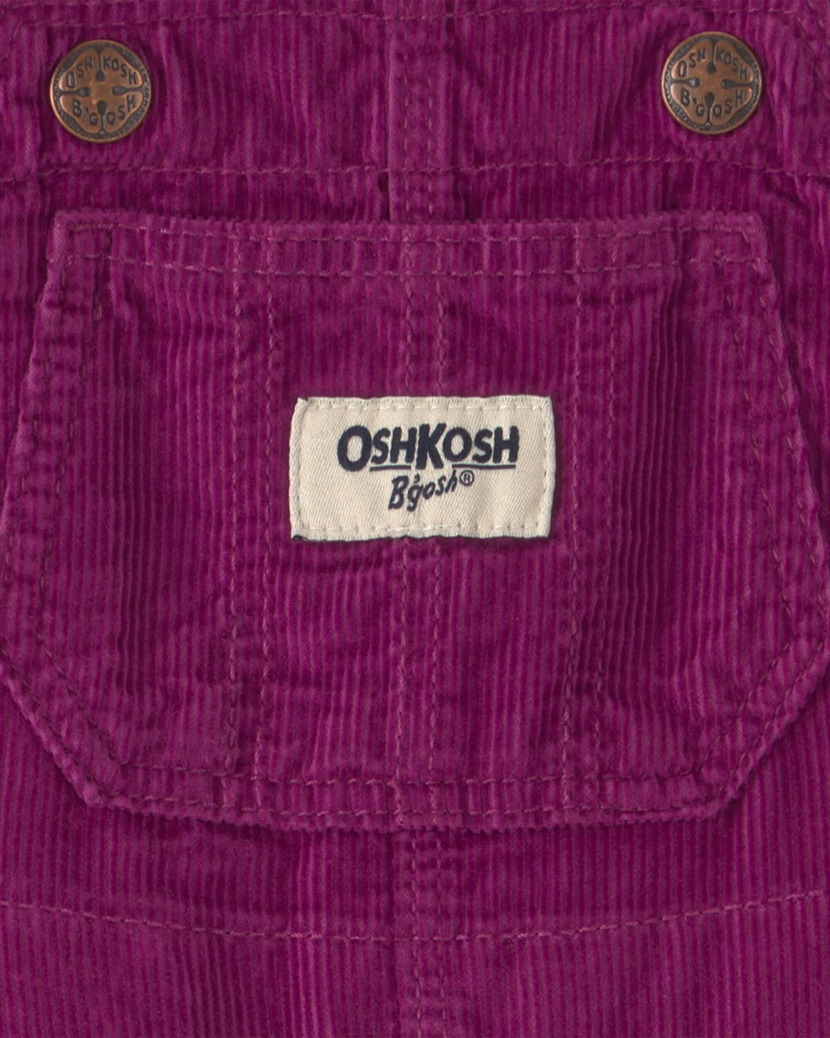 Baby Girl Corduroy Overalls - Purple - Image 7