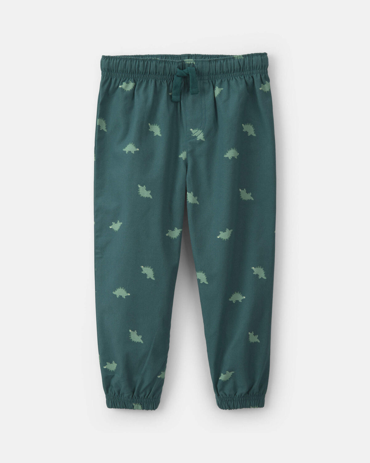 Baby Boy 2-Piece Dinosaur Fleece Hooded Top & Pant Set - Grey/Green - Image 2