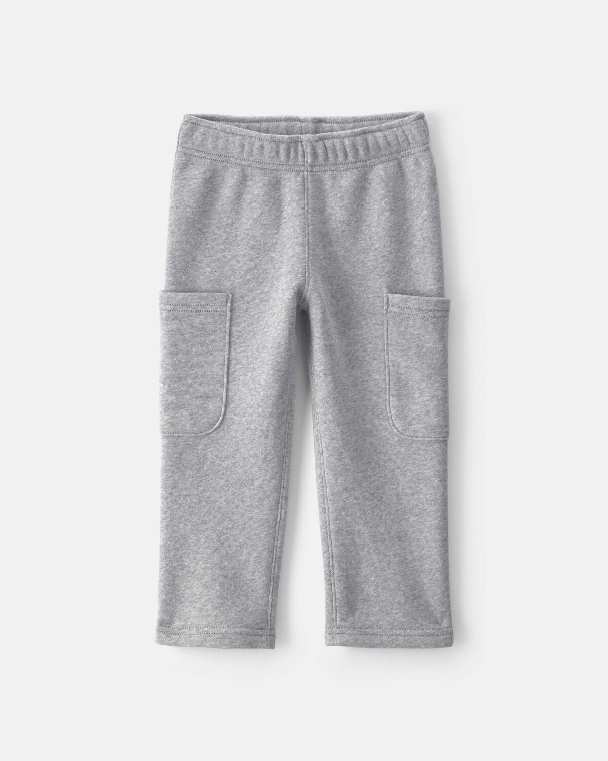 Baby Boy 2-Piece 'Little Champ' Football Fleece Top & Pant Set - Navy Blue/Grey - Image 2