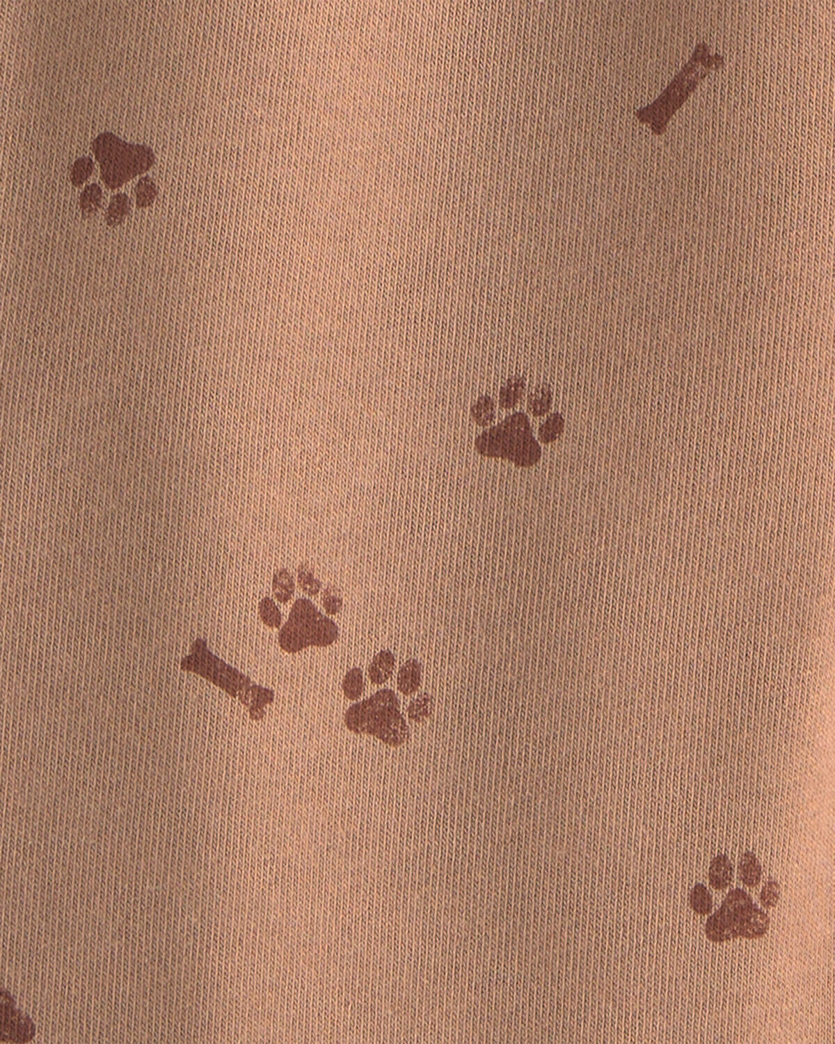 Baby Boy 2-Piece 'My Best Buddy' Dog Fleece Sweatshirt & Pant Set - Cream/Brown - Image 5
