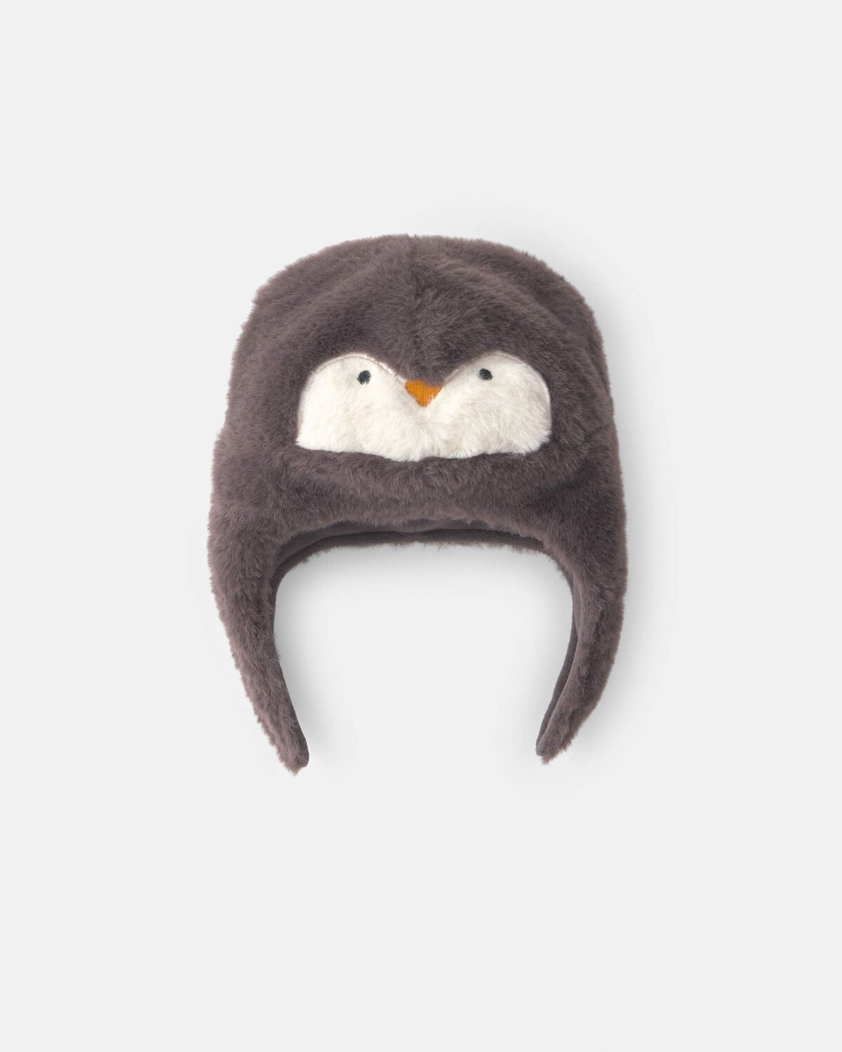 Baby Penguin Christmas Fleece Hat - Grey - Image 2