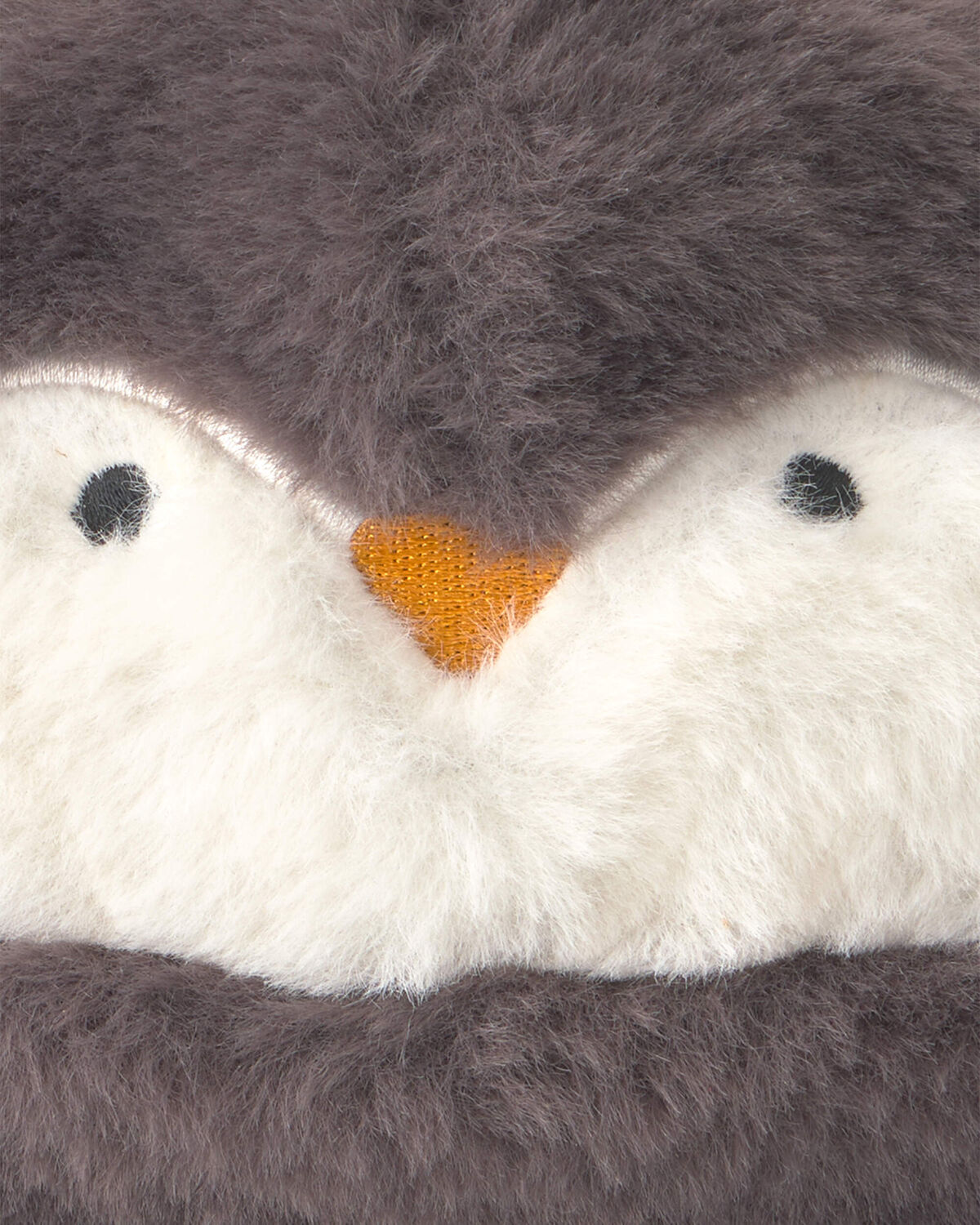 Baby Penguin Christmas Fleece Hat - Grey - Image 3