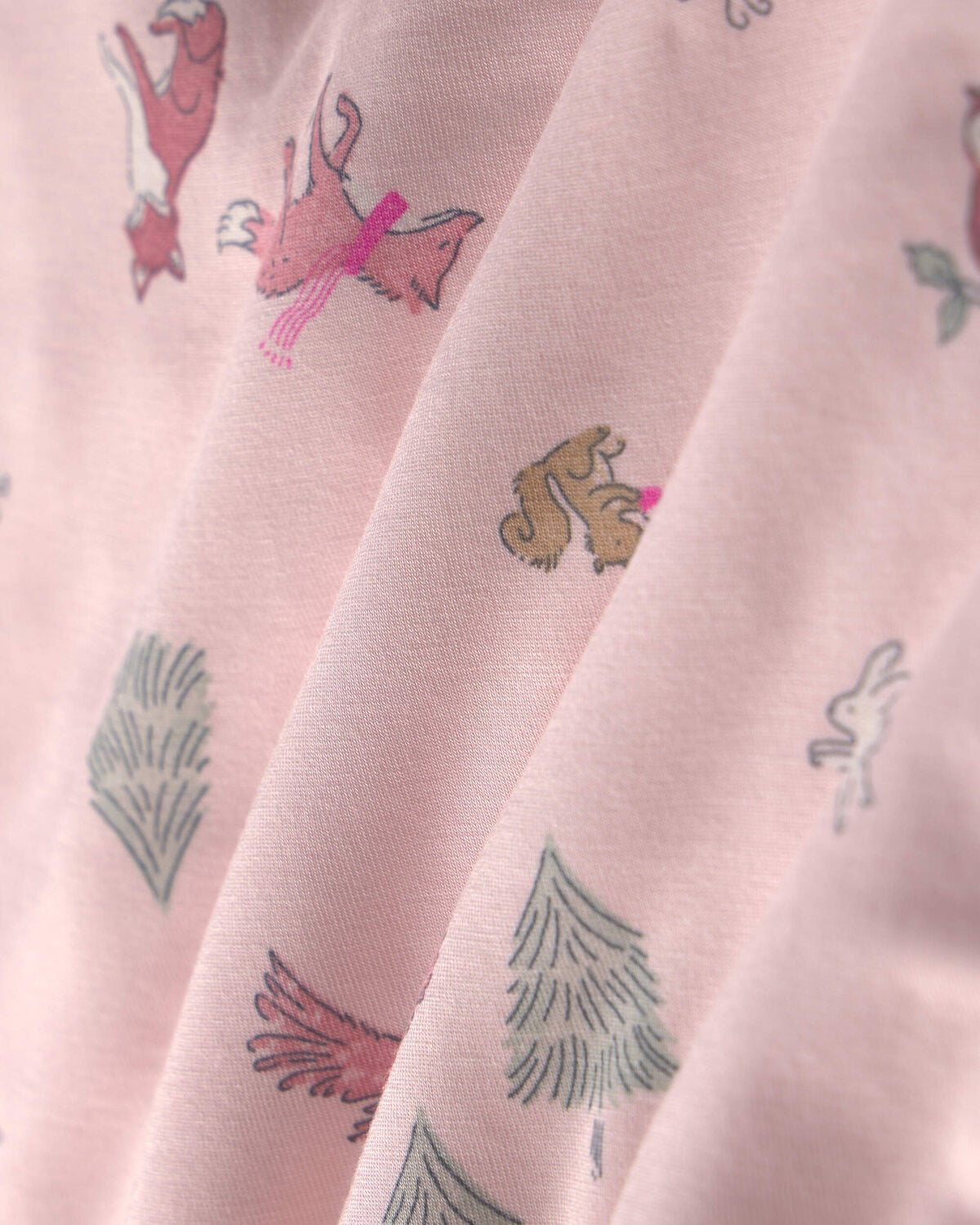 Baby Girl Woodland 2-Way Zip PurelySoft™ Wearable Blanket - Pink - Image 3
