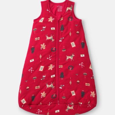 Baby Christmas 2-Way Zip PurelySoft™ Wearable Blanket - Red