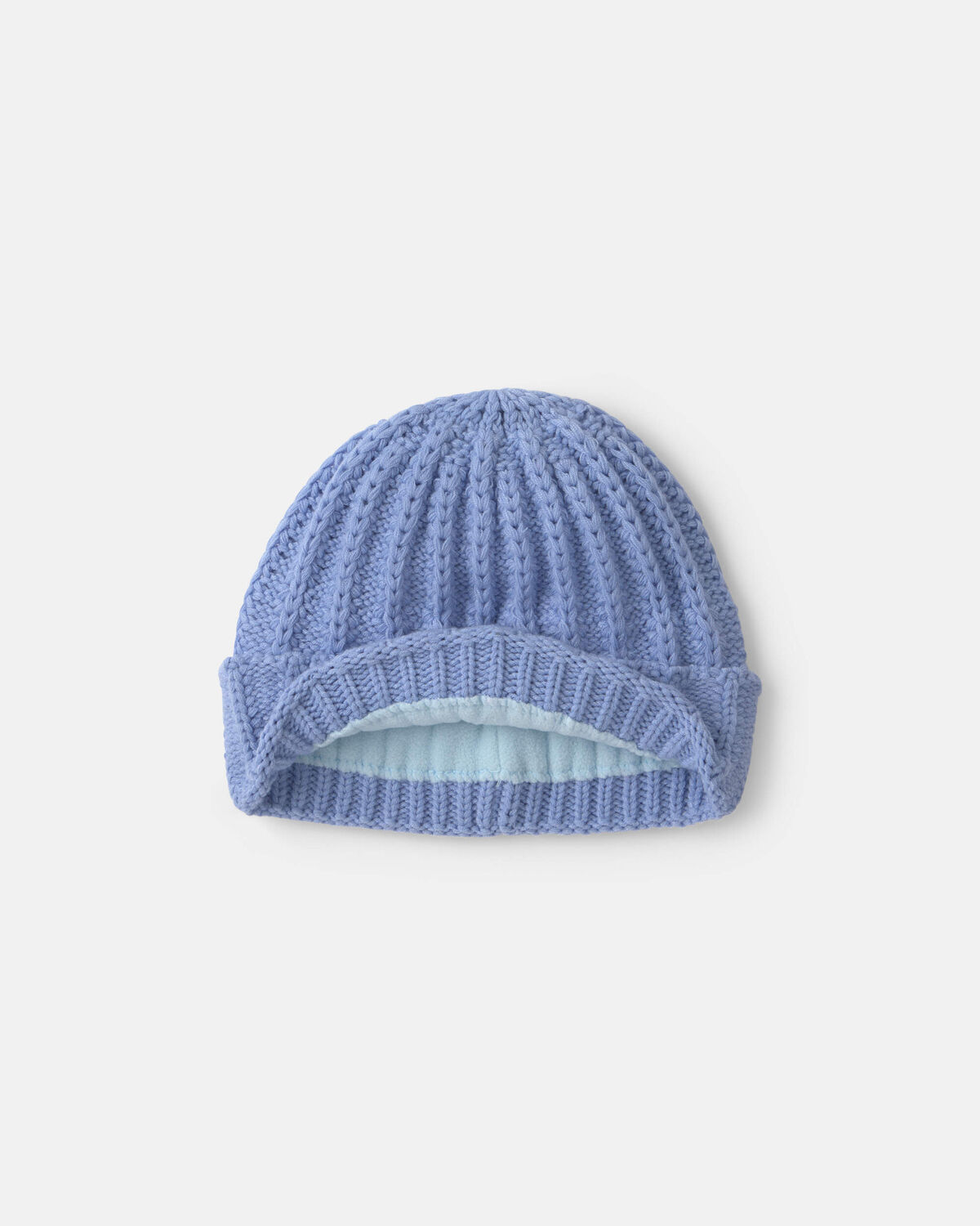 Baby Girl Ribbed Beanie - Purple - Image 2