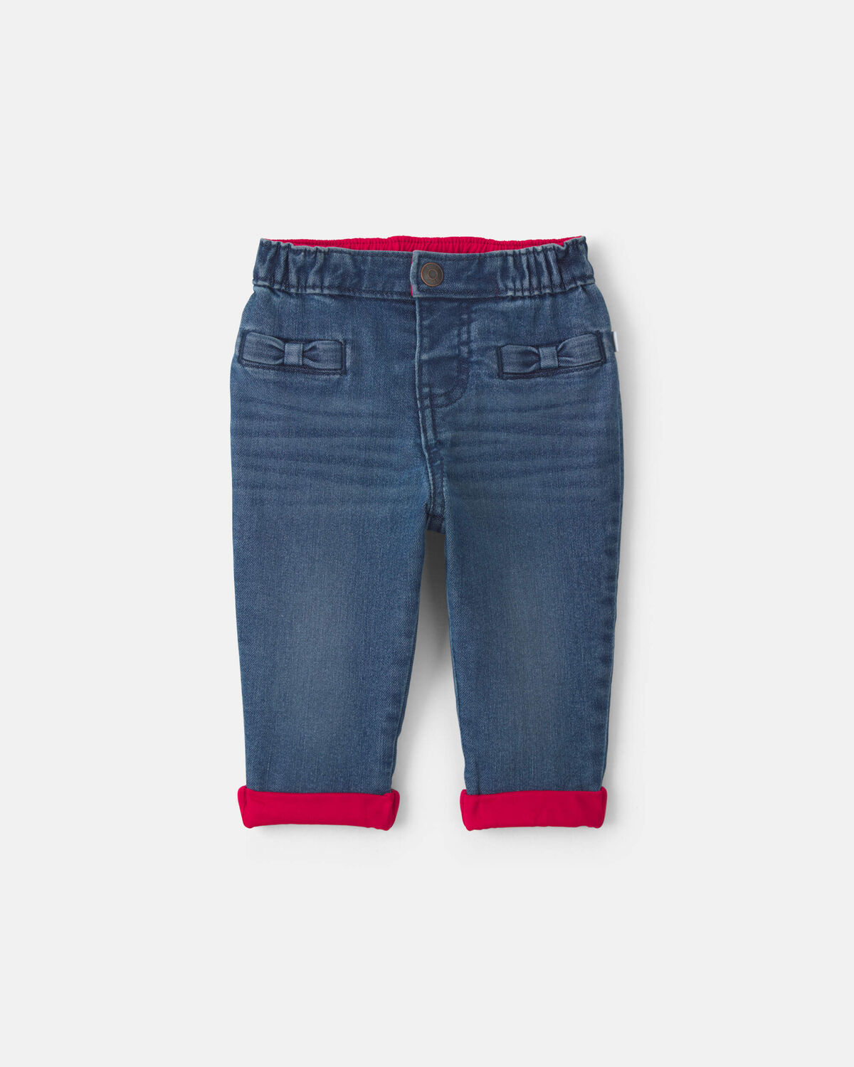 Baby Girl Denim Jeans - Dark Wash