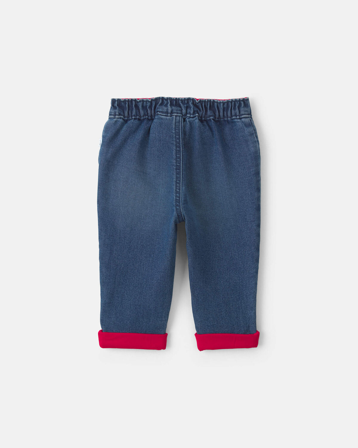 Baby Girl Denim Jeans - Dark Wash - Image 2