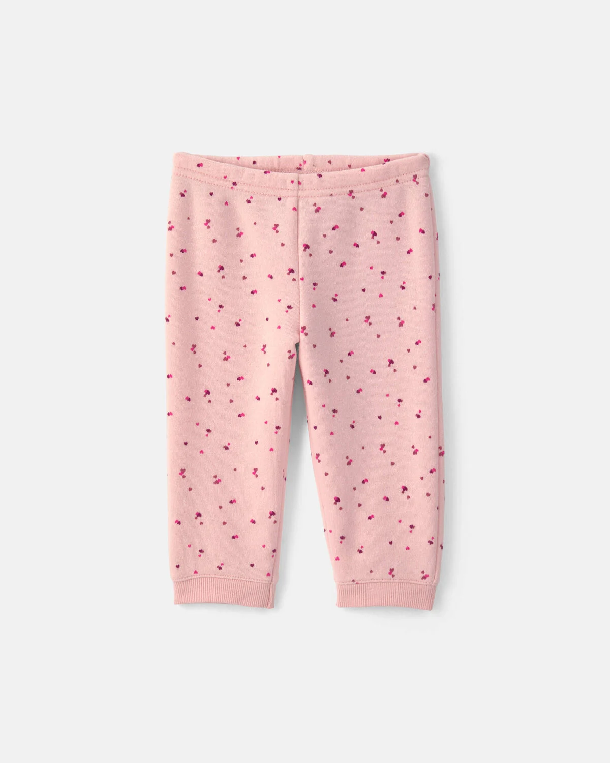 Baby Girl 3-Piece Heart Hooded Layering Set - Pink - Image 2