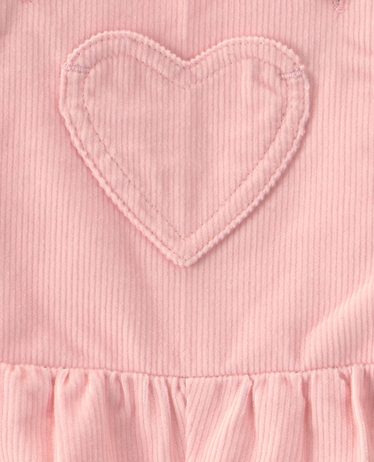 Baby Girl 2-Piece Quilted Overall Set - Olive Green - Image 7