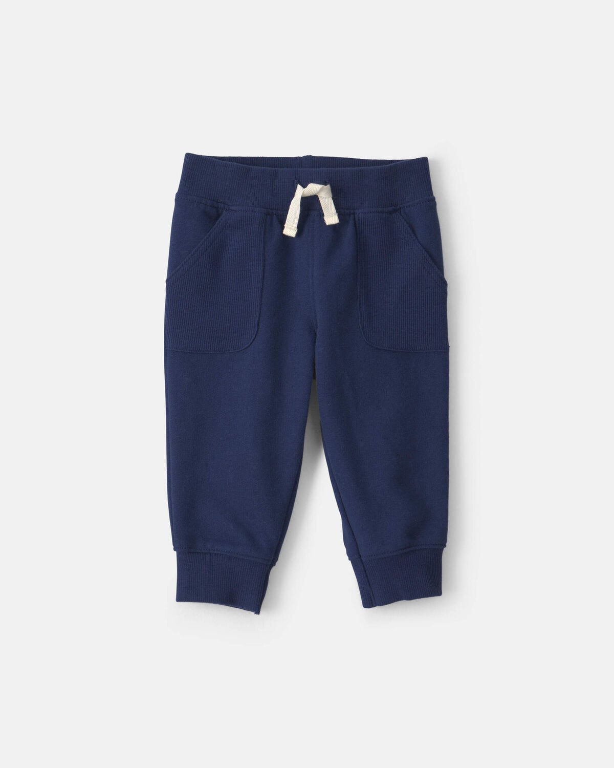 Baby Boy 3-Piece Football French Terry Layering Set - Navy Blue - Image 2