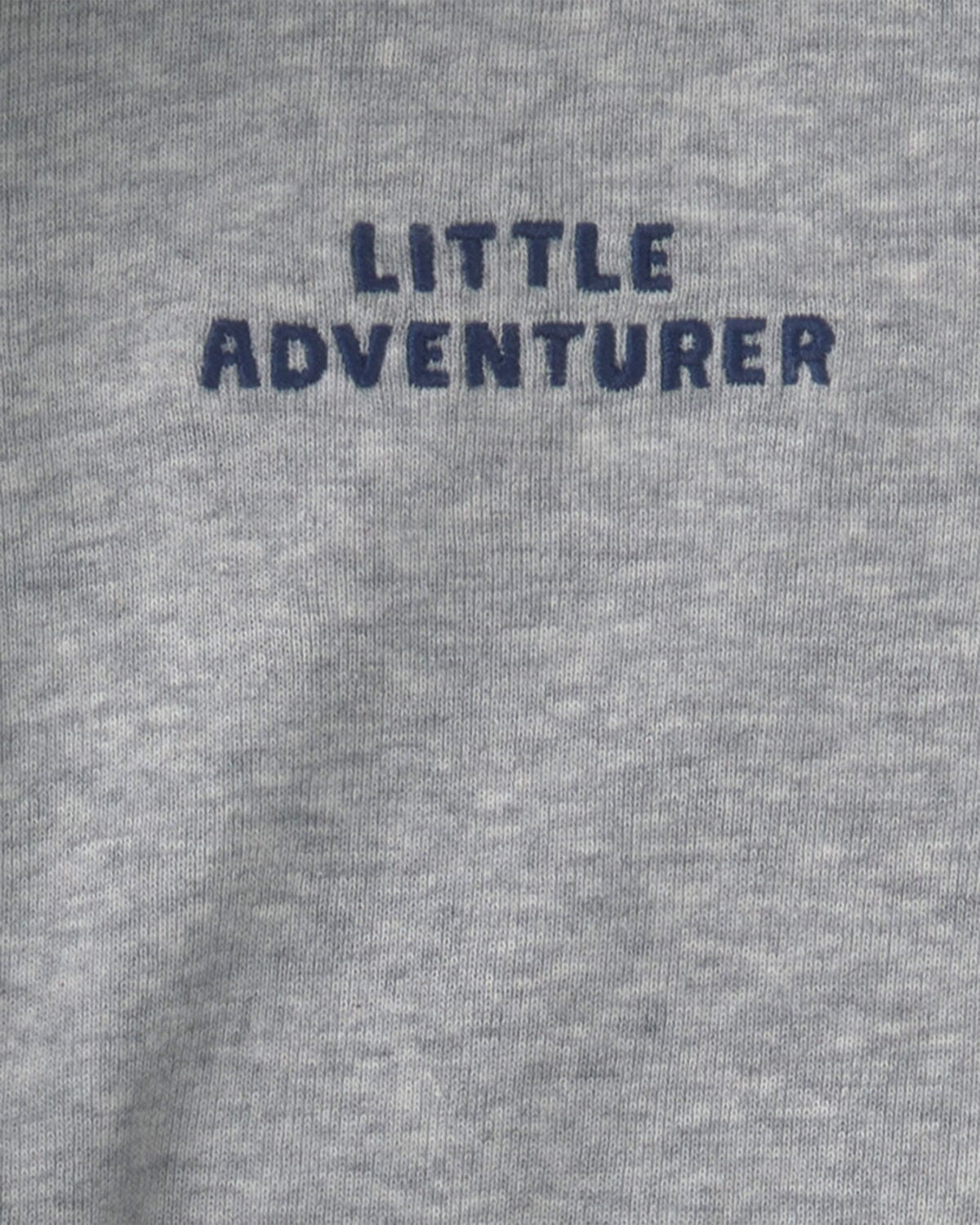 Baby Boy 3-Piece 'Little Adventurer' Buffalo Check Fleece Layering Set - Image 4