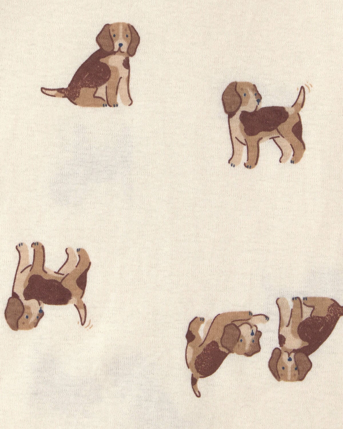 Baby Boy 3-Piece Dog Teddy Fleece Layering Set - Brown - Image 3