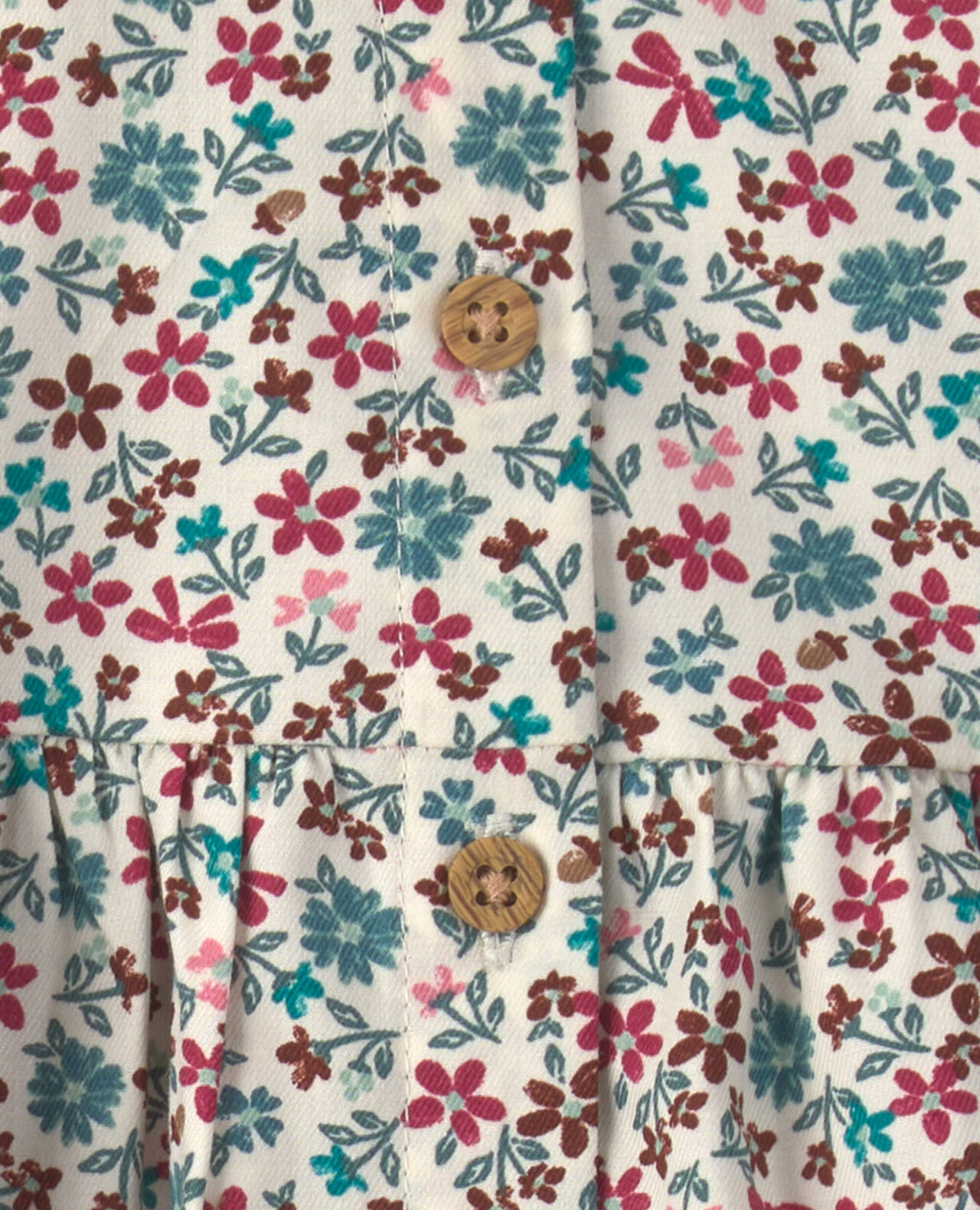 Baby Girl 3-Piece Floral Long-Sleeve Top & Pant Set - Image 6
