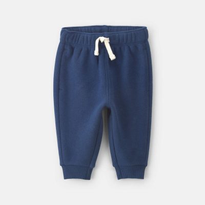 Baby Boy Fleece Pants - Navy Blue
