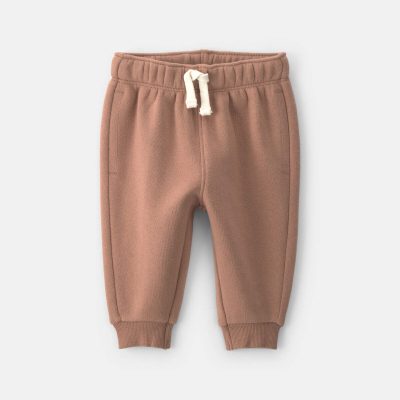 Baby Boy Fleece Pants - Brown