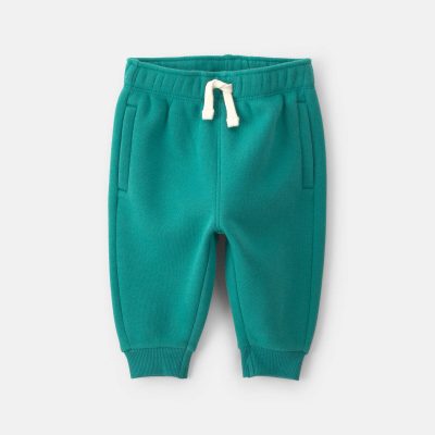 Baby Boy Fleece Pants - Green