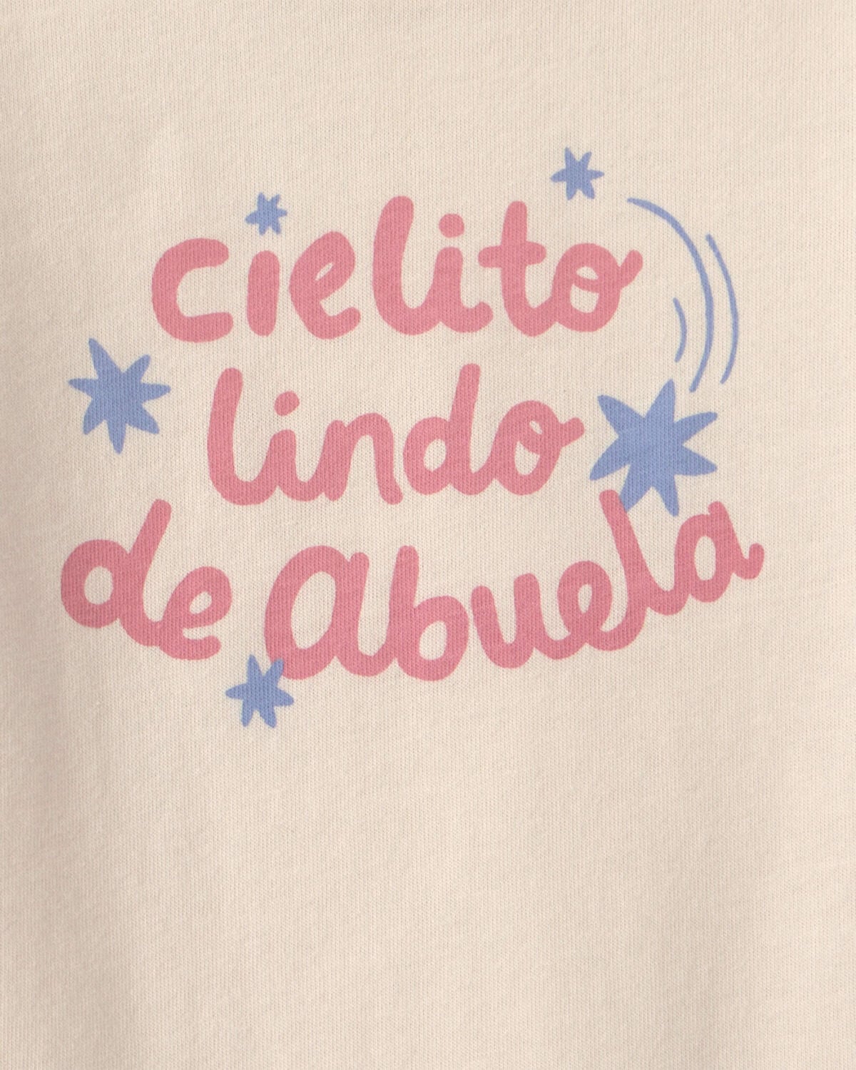 Baby Girl 'Cielito Lindo De Abuela' Long-Sleeve Graphic Bodysuit - Cream - Image 2