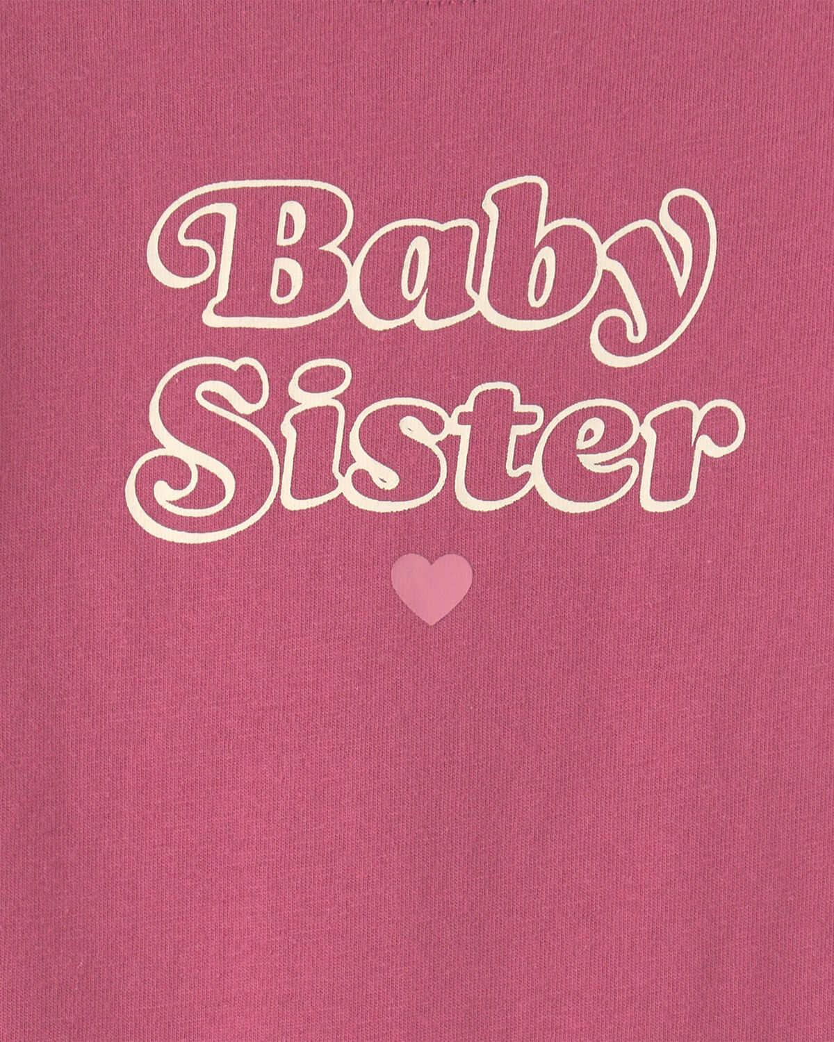 Baby Girl 'Baby Sister' Long-Sleeve Graphic Bodysuit - Pink - Image 2