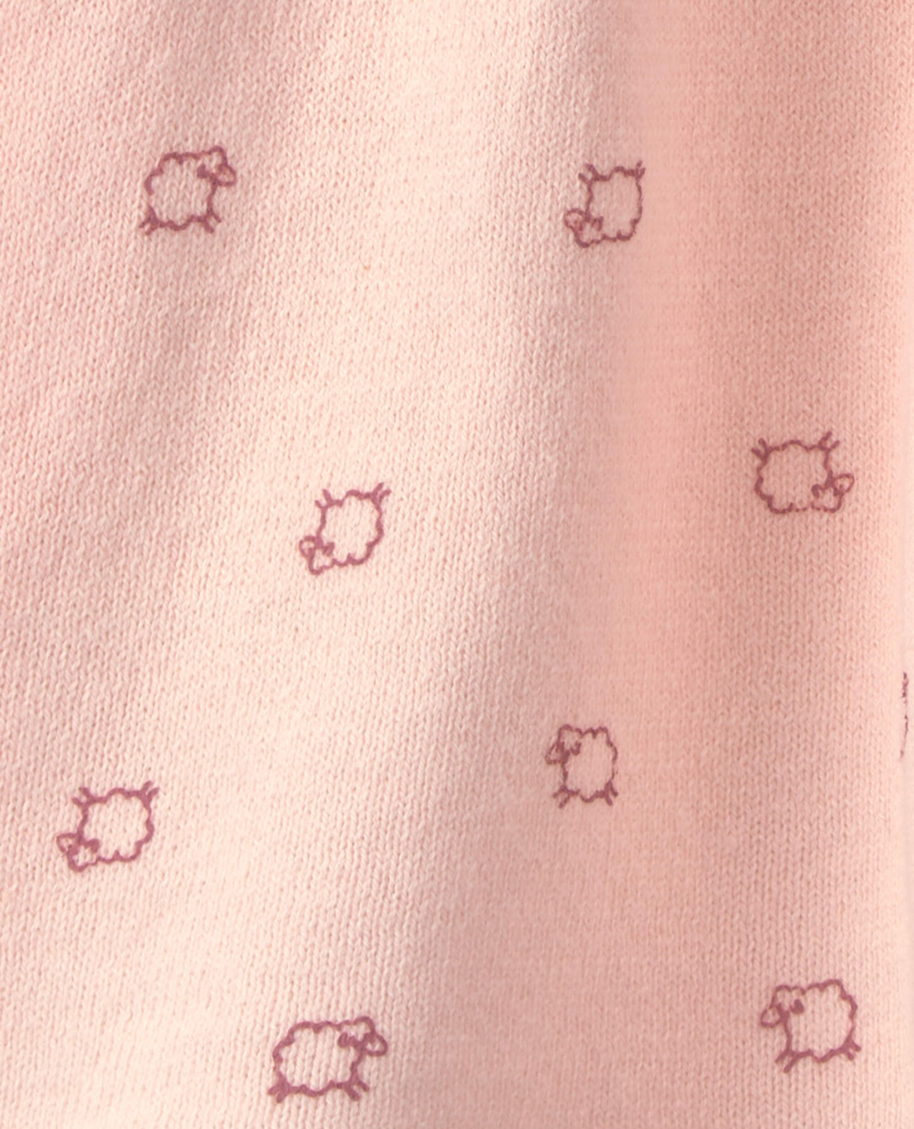Baby Girl 2-Piece Sheep Long-Sleeve Dress Set - Pink/Cream - Image 6